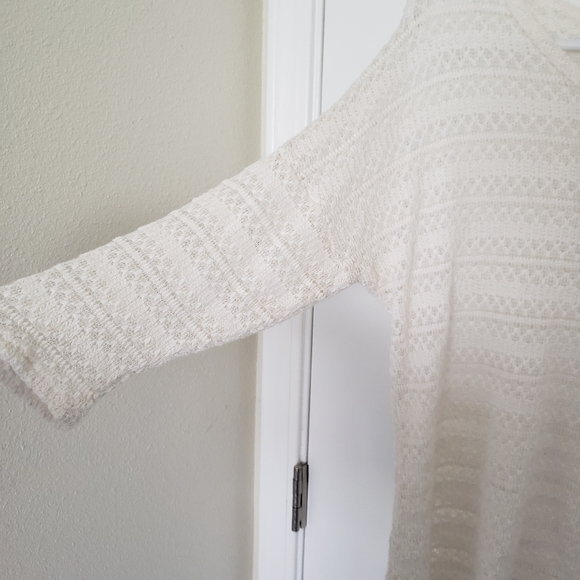Cream Crochet Sweater - Picture 6 of 6